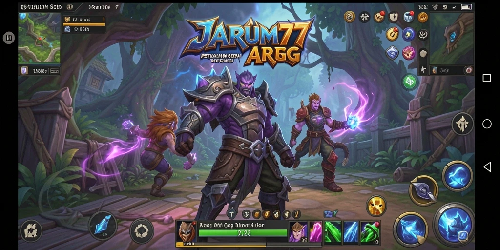 Tampilan gameplay seru di dunia petualangan JARUM77.