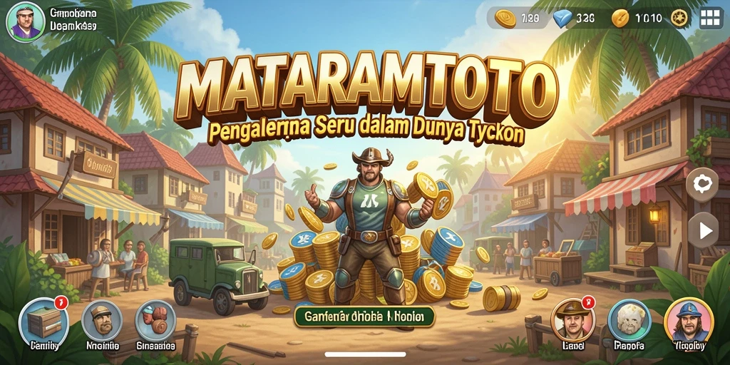 Tangkapan layar gameplay MATARAMTOTO menampilkan pengalaman Tycoon yang mendebarkan.