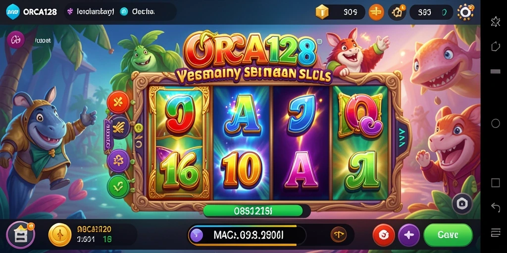 Screenshot gameplay <strong>ORCA128</strong> dengan tampilan menarik dan grafis yang memukau.