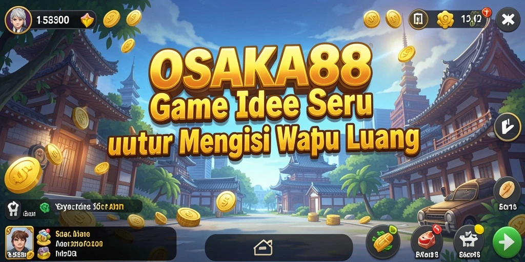 Screenshot OSAKA88 menampilkan gameplay menarik dengan elemen idle yang memukau.