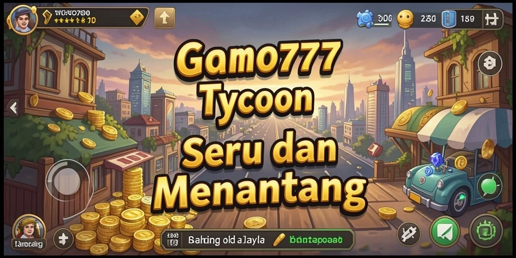 Screenshot YONO777 menampilkan gameplay seru saat mengelola bisnis.